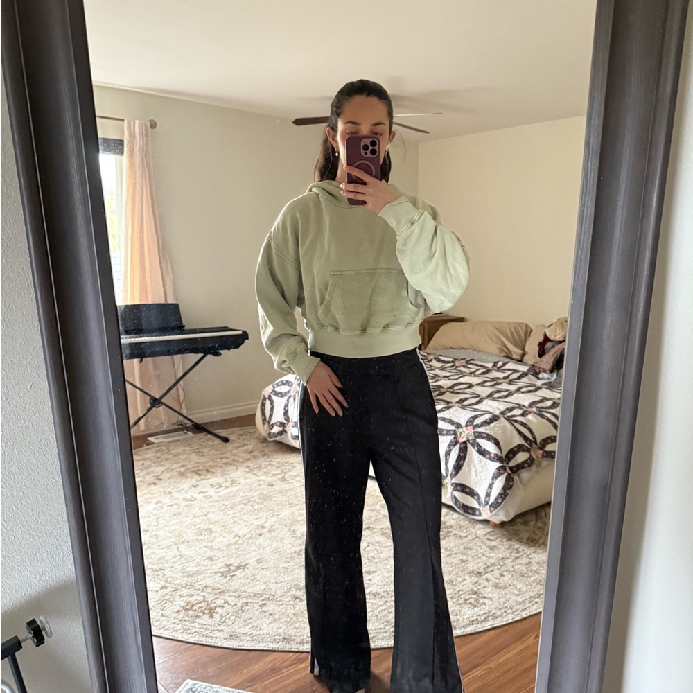 Free People Light Green Hoodie